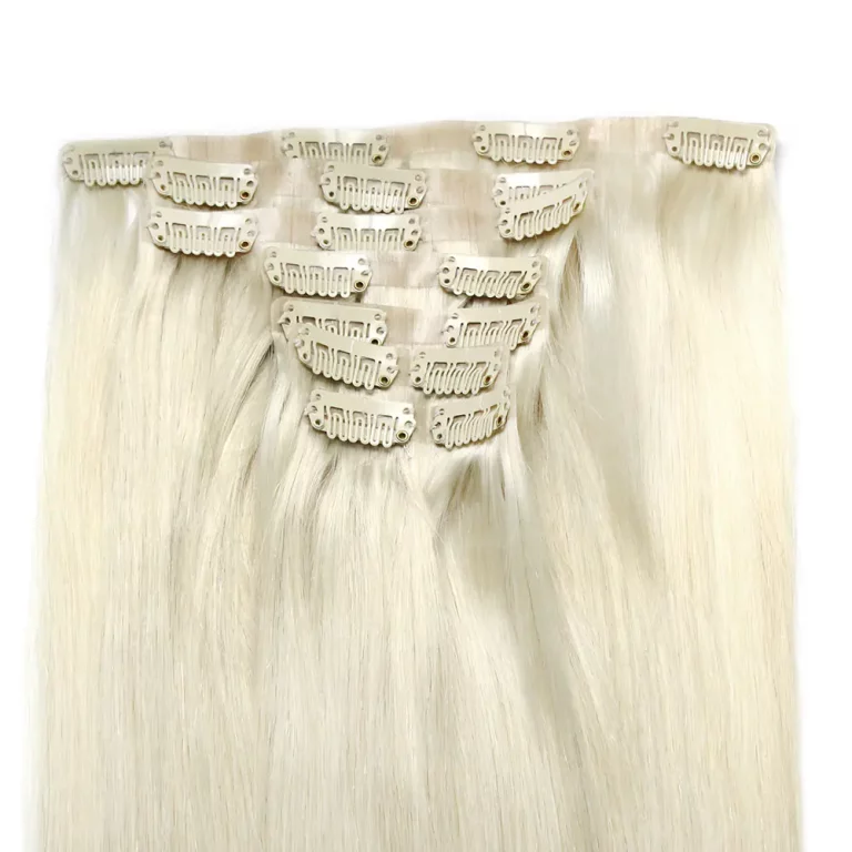 PU Clip in hair extensions