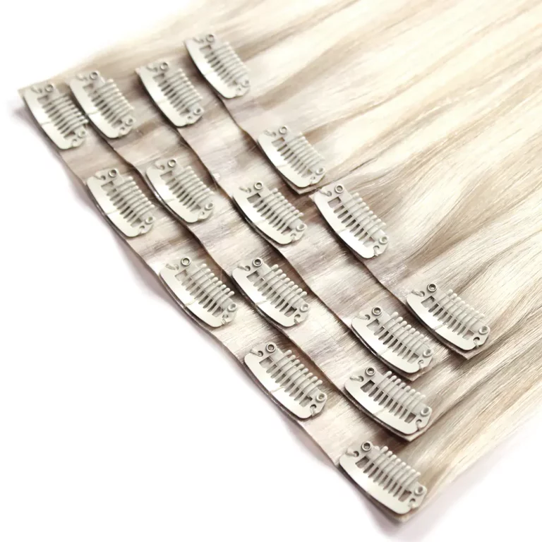 PU Clip in hair extensions